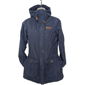 Columbia Womens Navy Blue Chatfield Hill Winter Jacket XS
